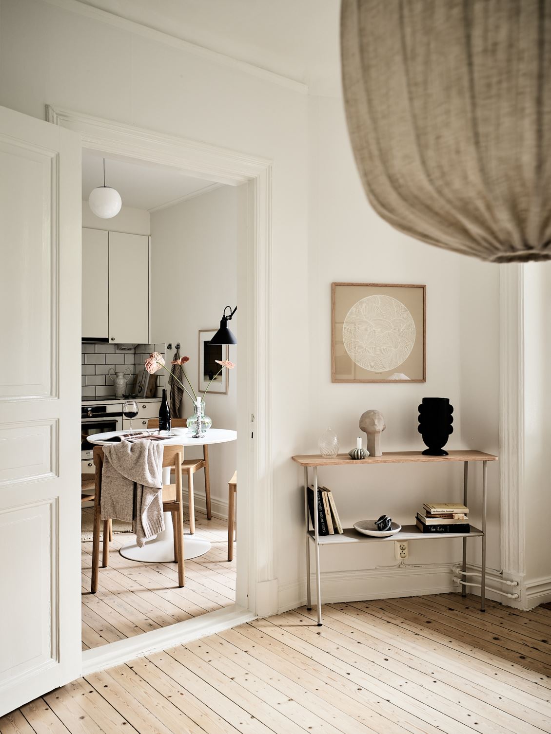 salon décoration scandinave beige