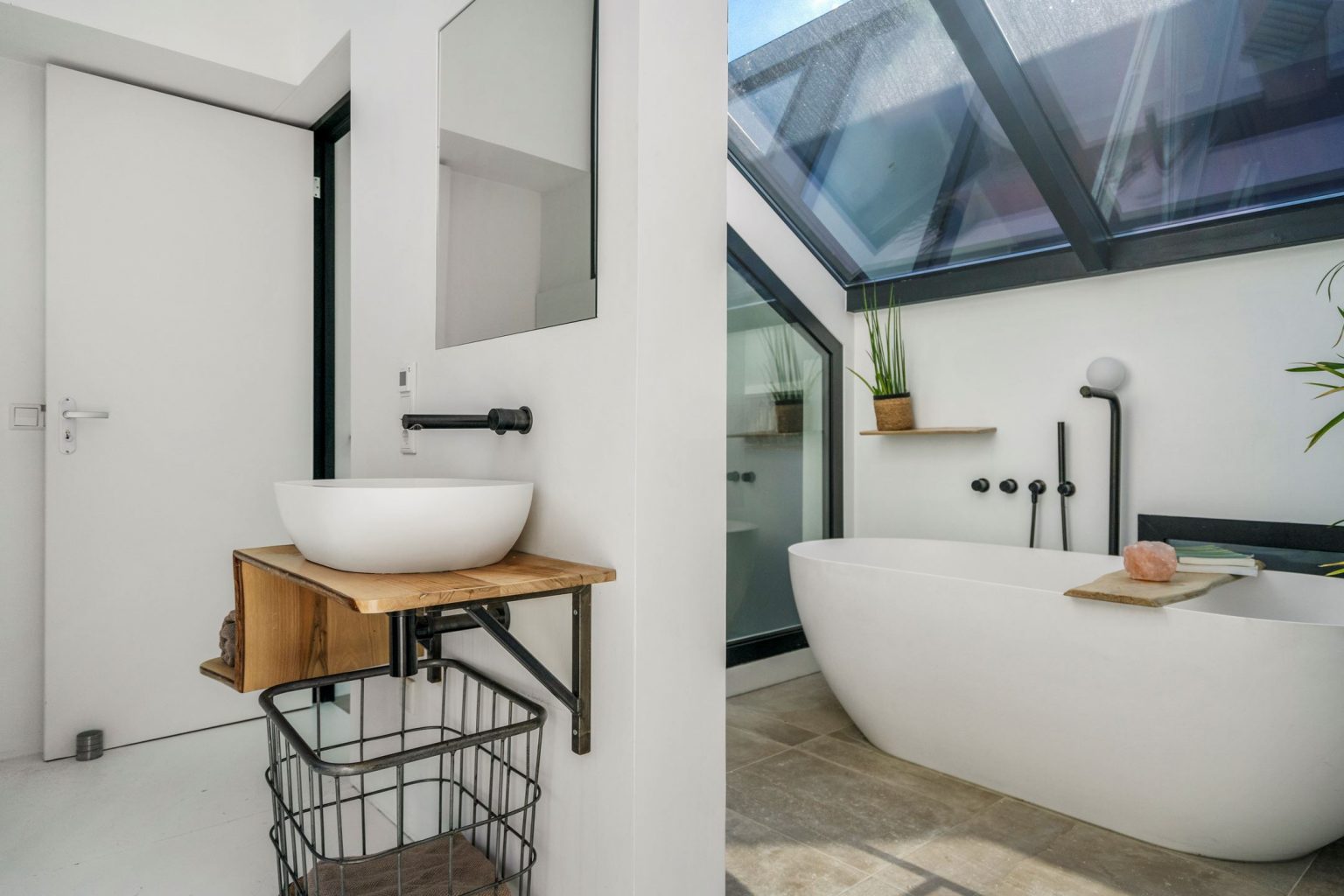 salle de bain design maison loft Amsterdam