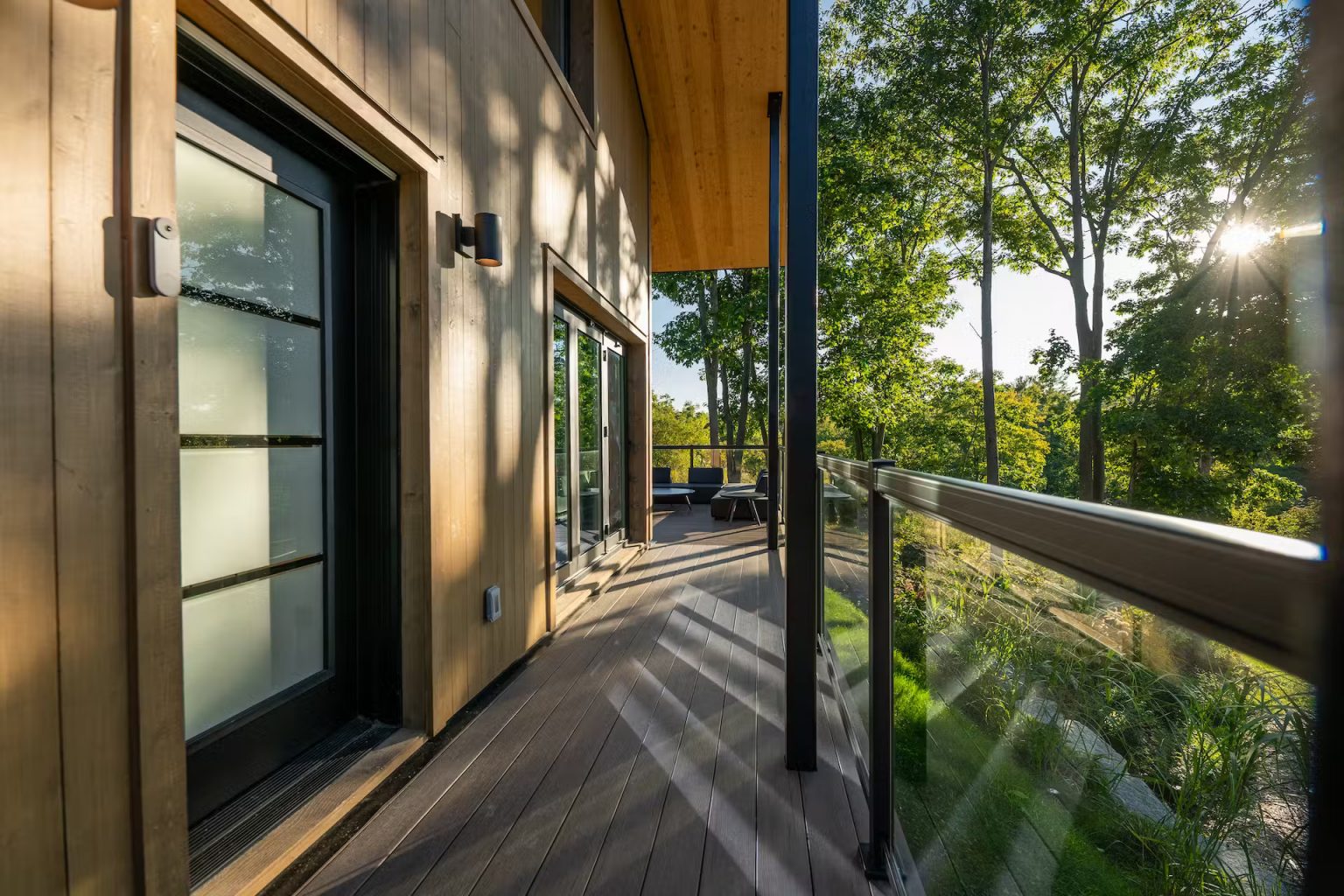 terrasse maison préfabriquée en bois