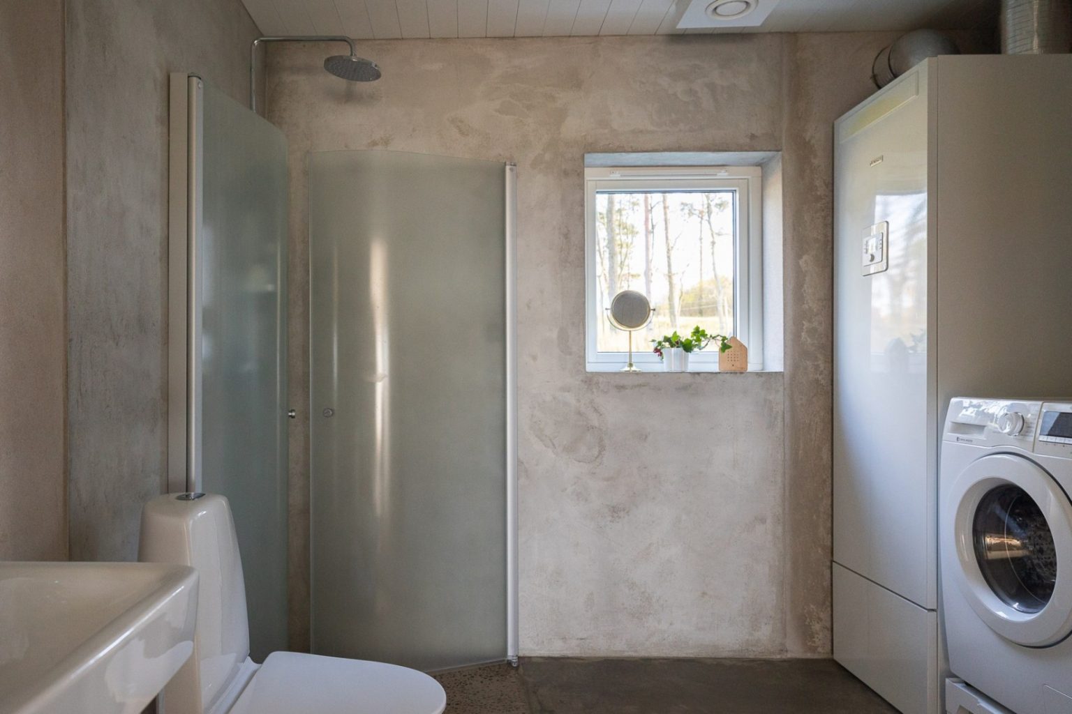 salle de bain béton grande maison design