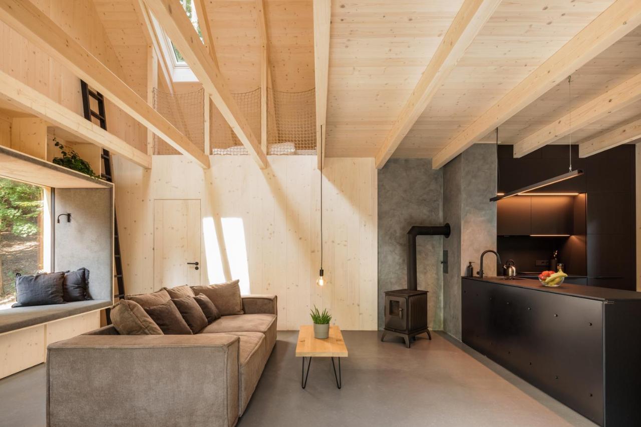 salon décoration design maison en bois Hytta