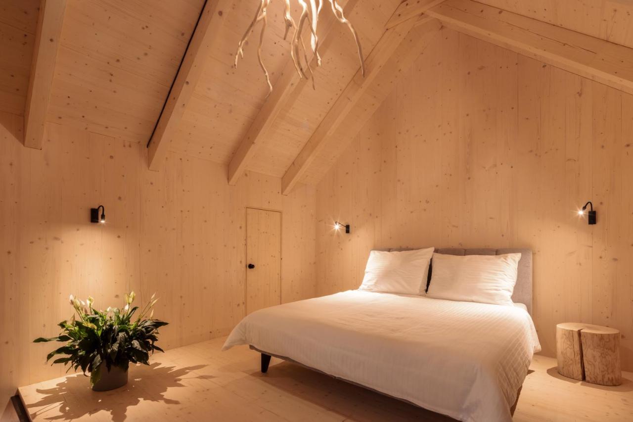 chambre minimaliste maison en bois Hytta