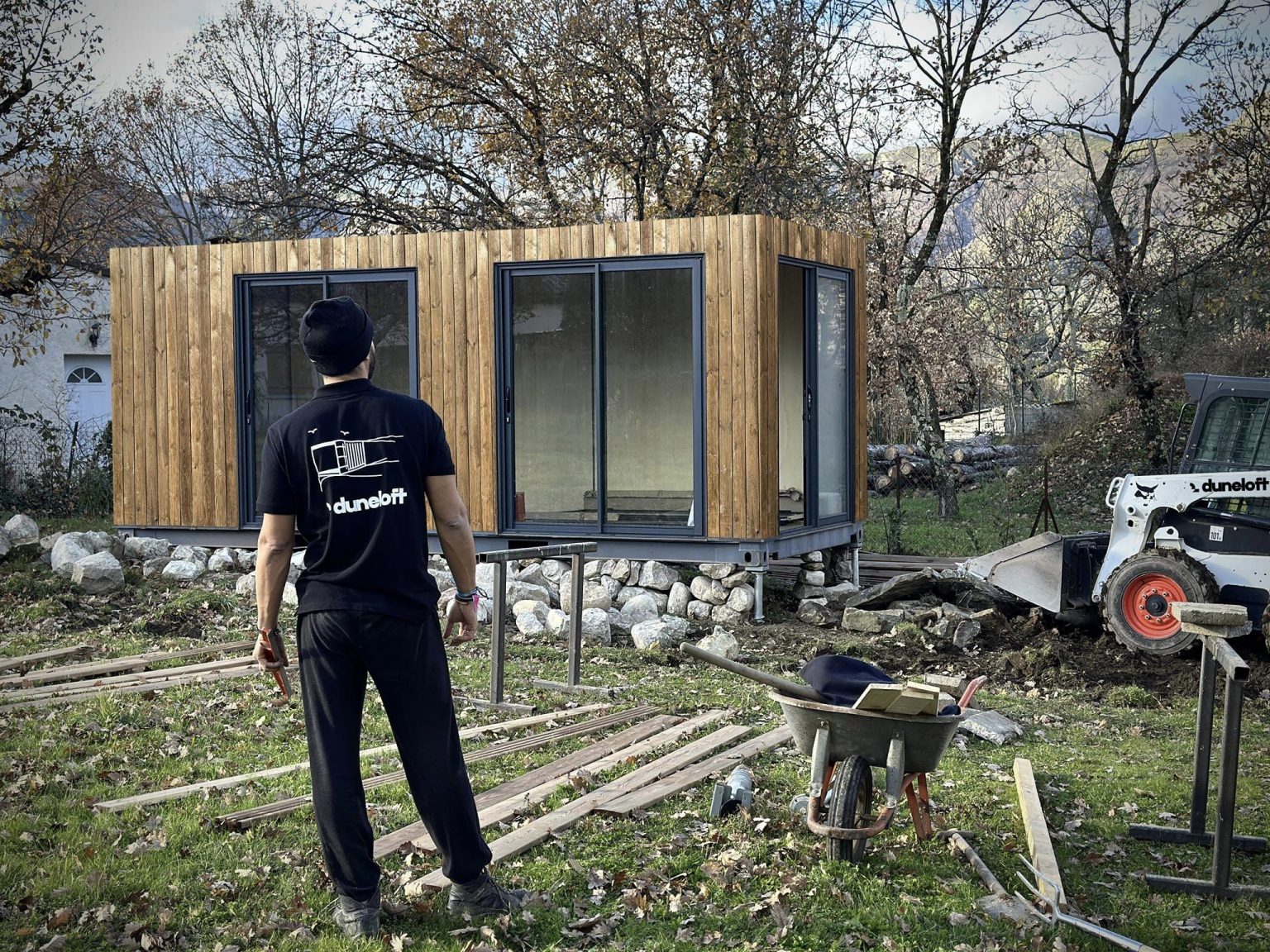 installation mini maison container durable et française 15m2