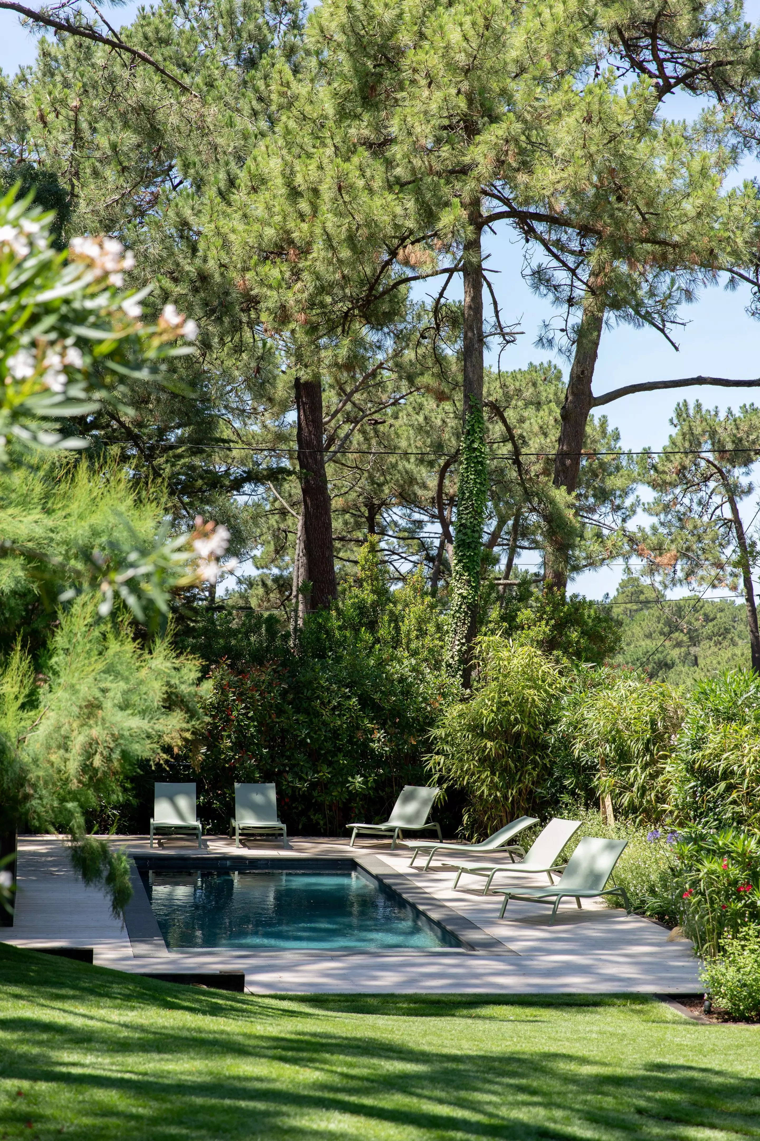 piscine maison en bois villa Mélyne Cap Ferret