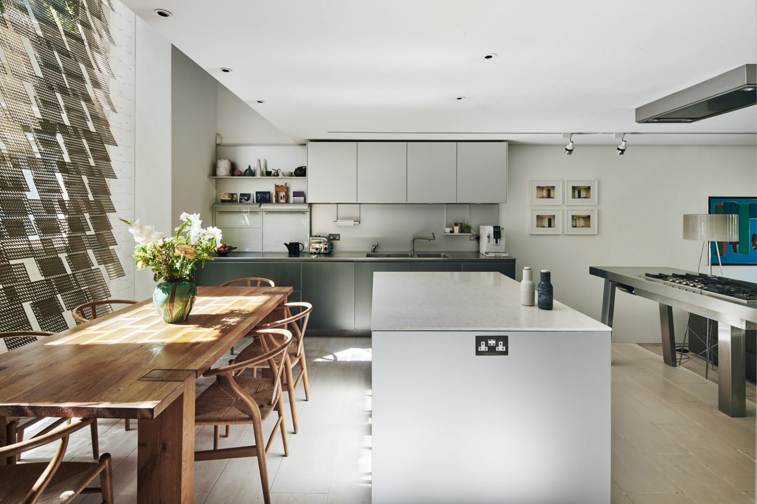 cuisine maison agrandie Londres avec extension contemporaine