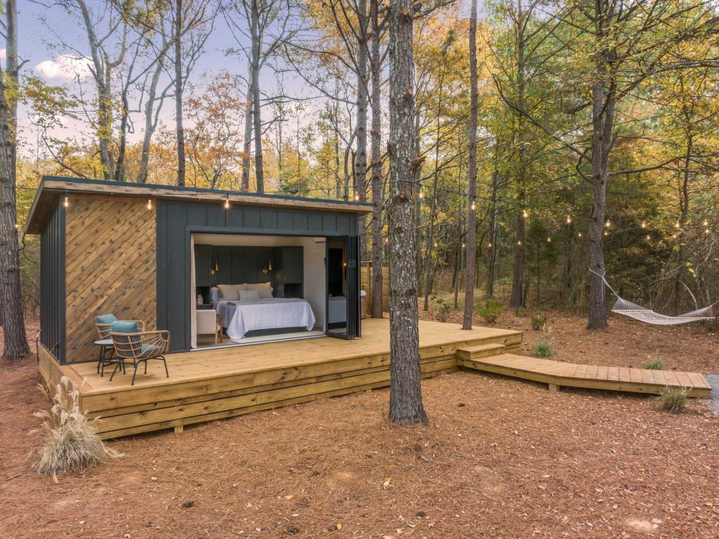 mini maison en bois
