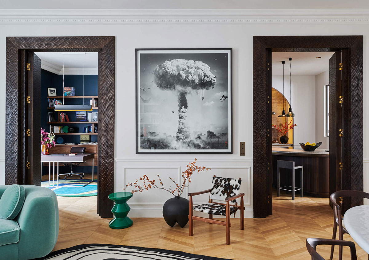 Un appartement à Paris pour un esthète collectionneur par Alexandra Boussagol
