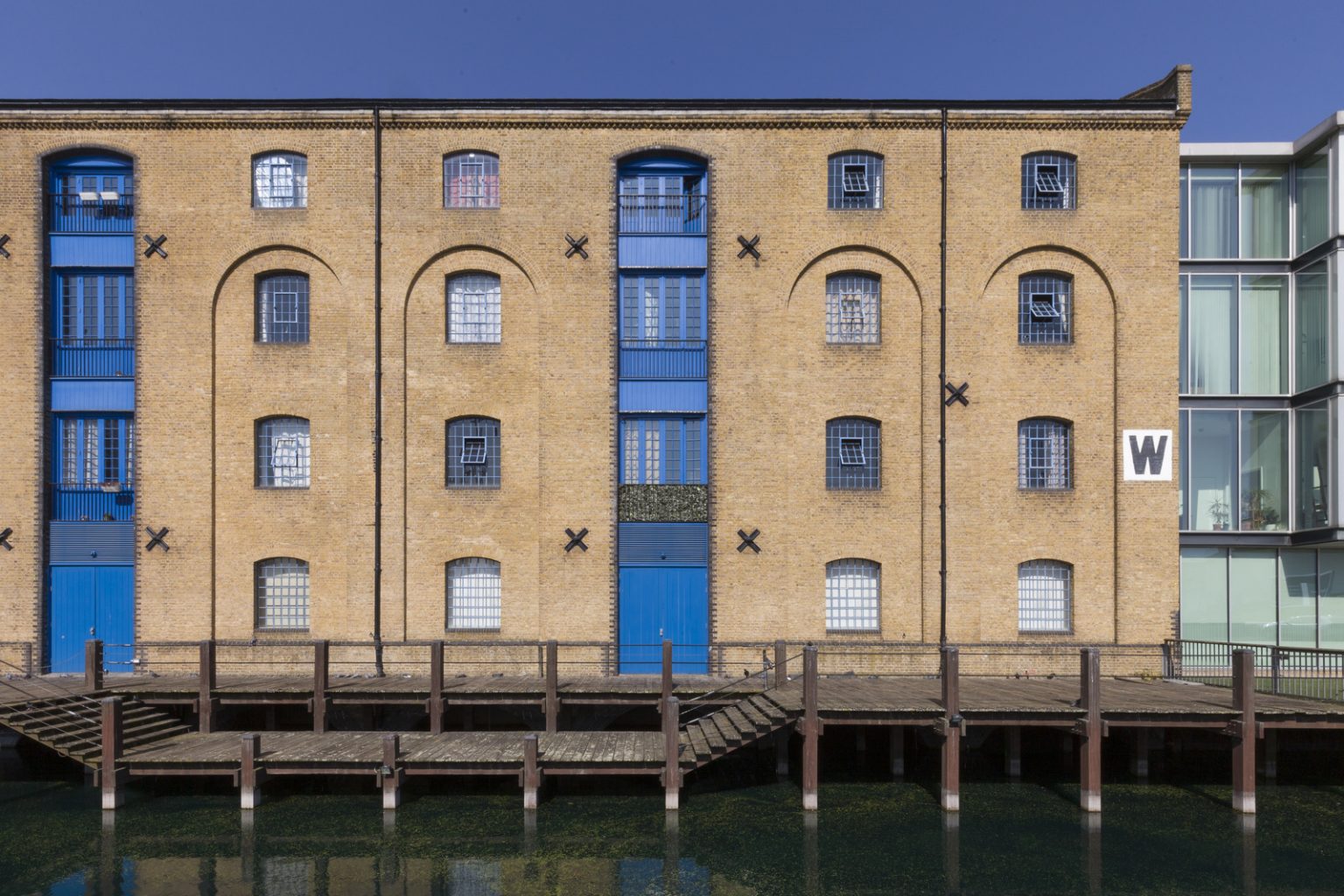 bâtiment Docks Londres avec loft
