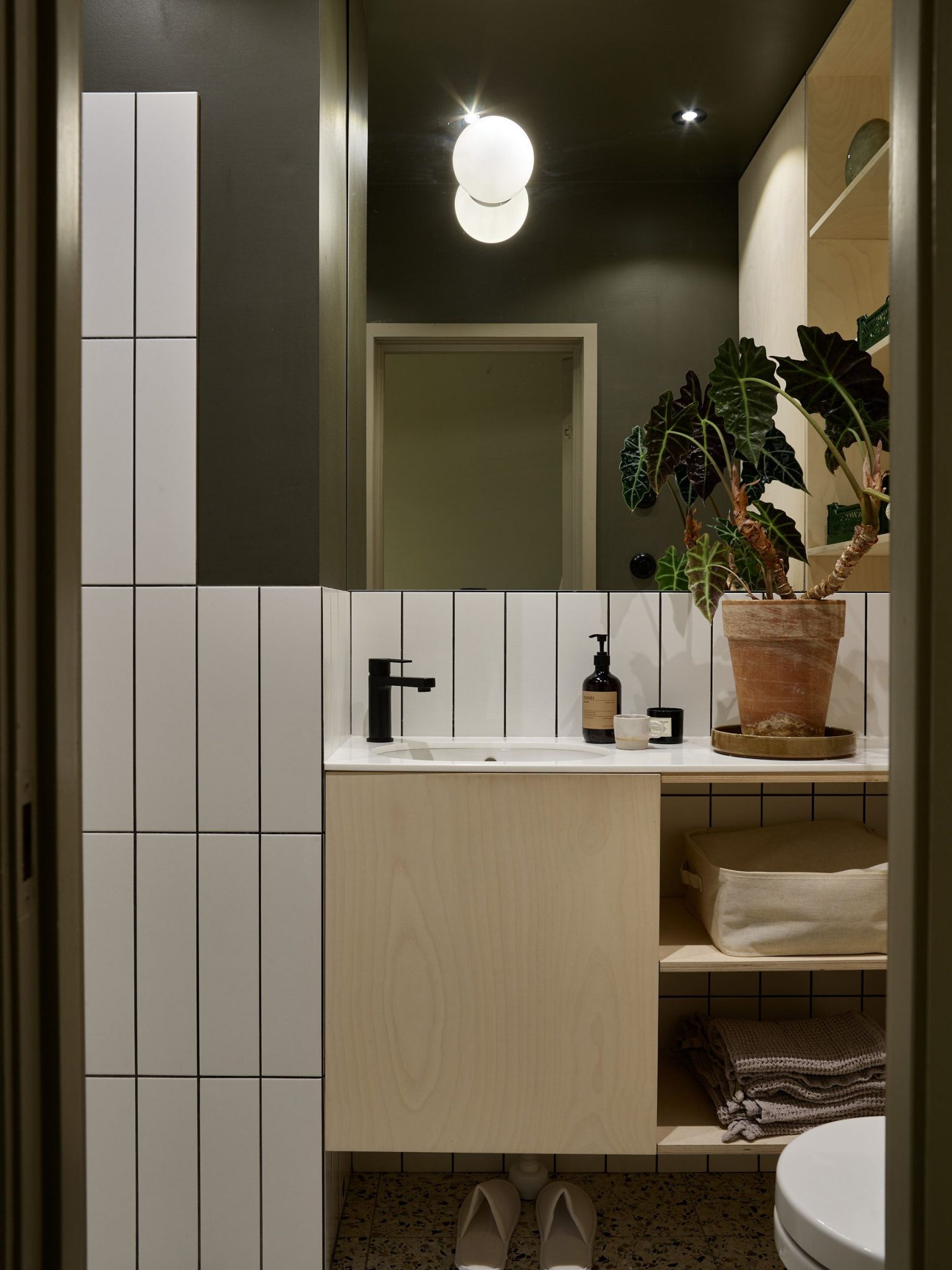 salle de bain design appartement de 47m2
