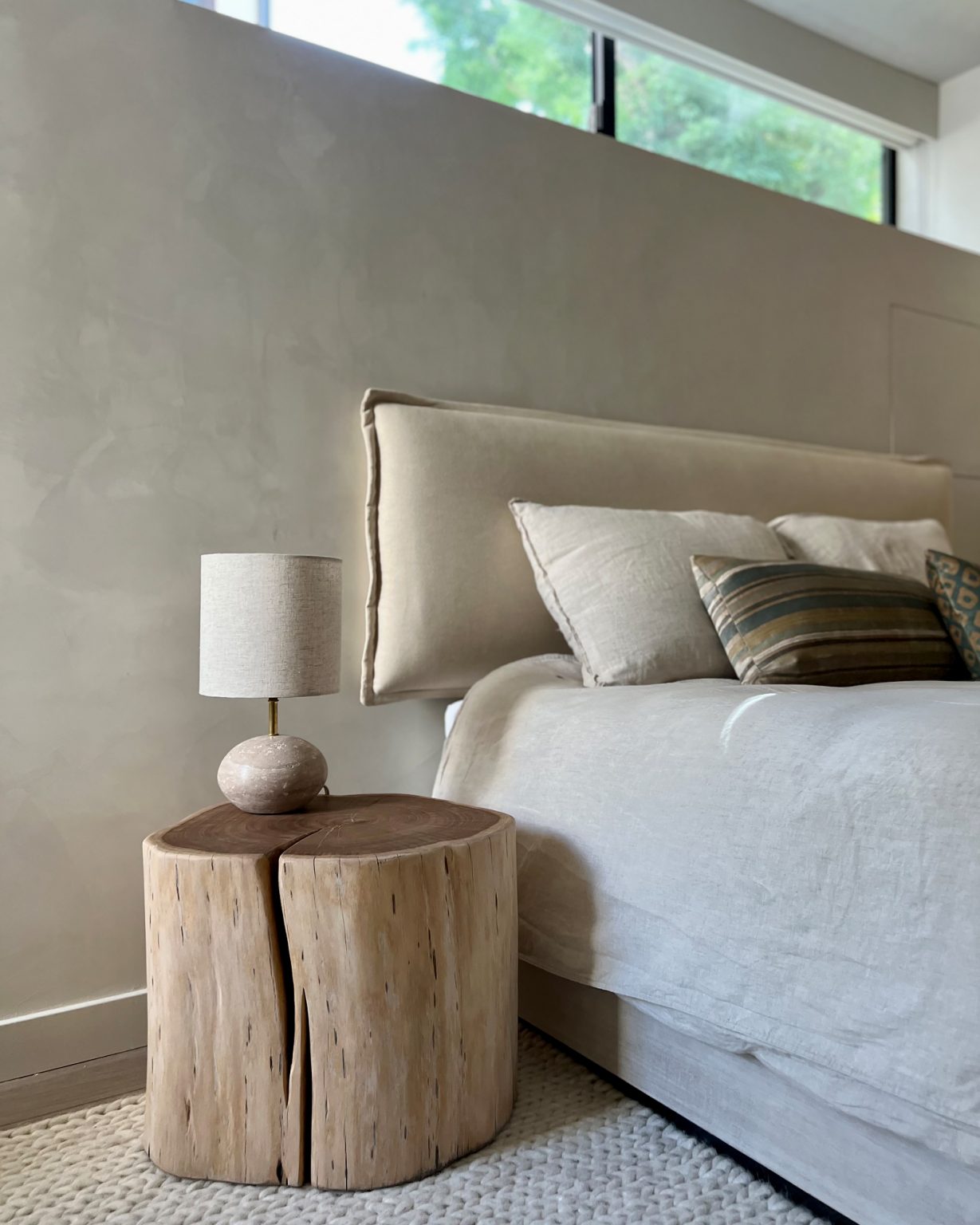 chambre décoration beige minimaliste