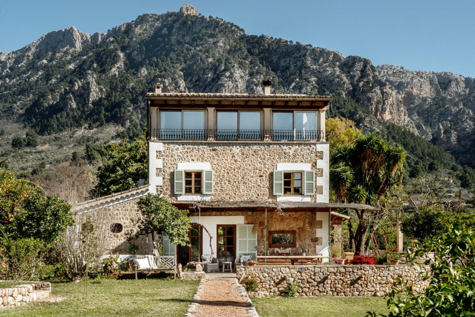 maison en pierres Majorque