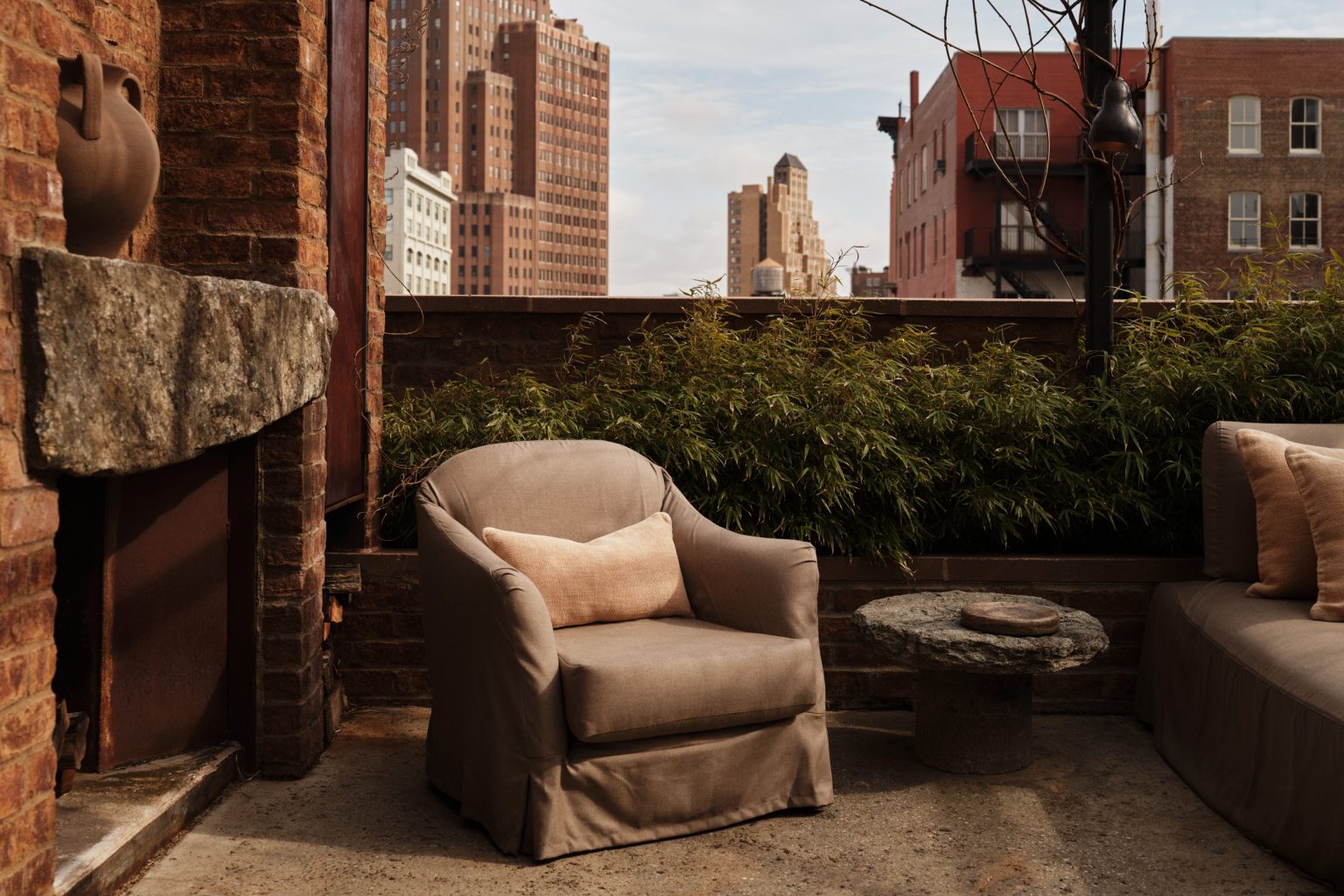 terrasse appartement New york décoration rustique chic Zara Home