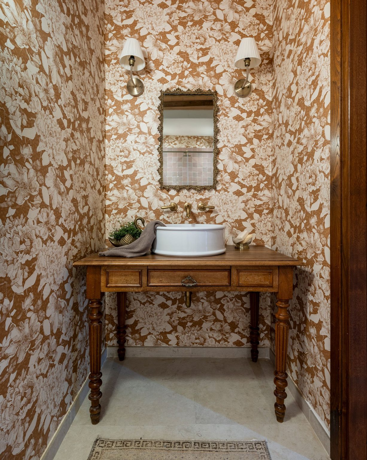 salle de bain décoration rustique chic Campo Sasso