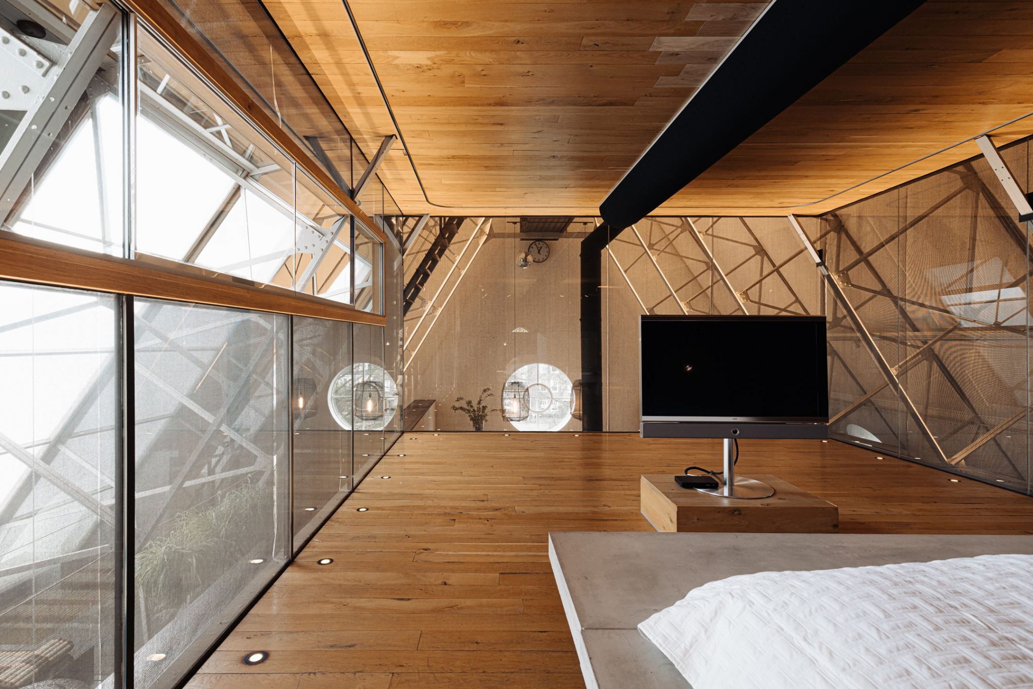 Un loft exceptionnel avec terrasse à la belle décoration contemporaine