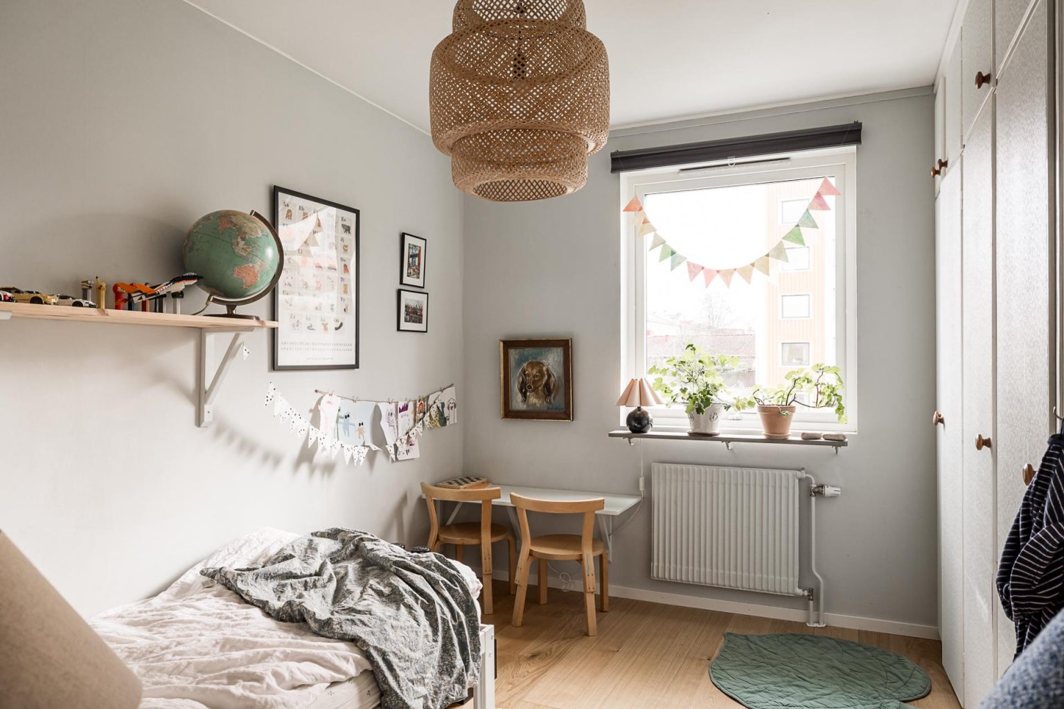 chambre enfant décoration vintage et scandinave