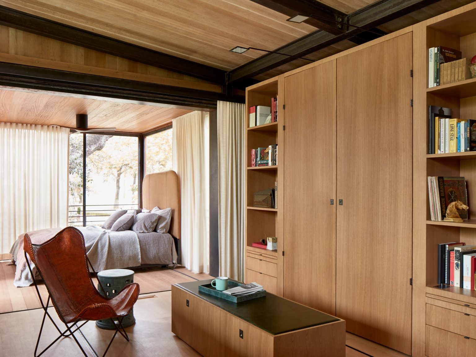 chambre maison architecte Jewell Box par Mell Lawrence Architects