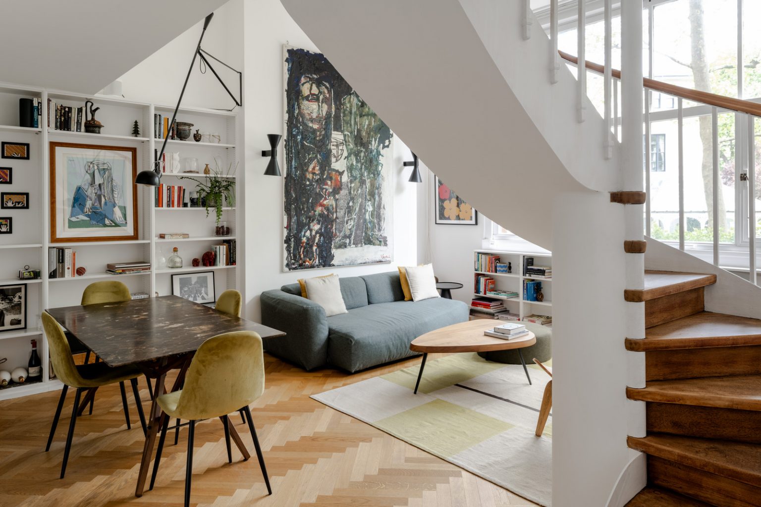 Living room apartment modern decor