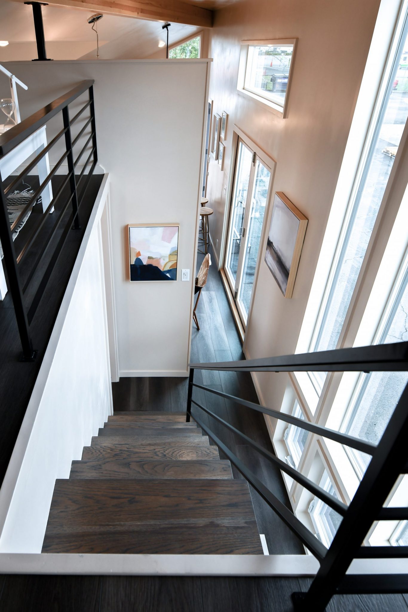 escalier bois pour mezzanine