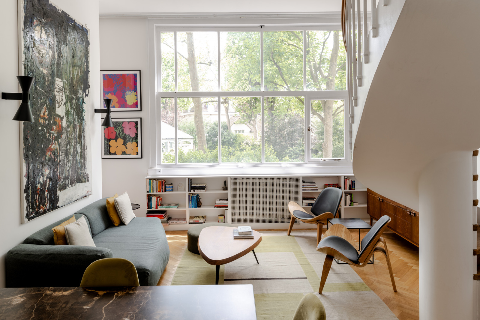 A modernist apartment designed by a famous English architect