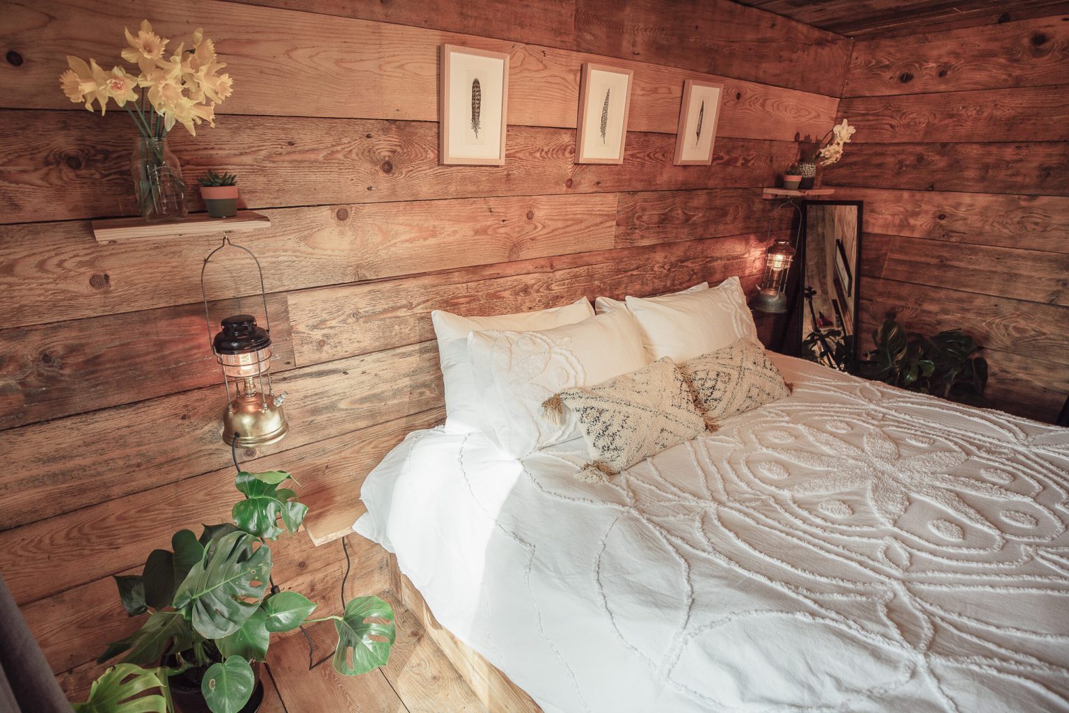 chambre petite maison en bois