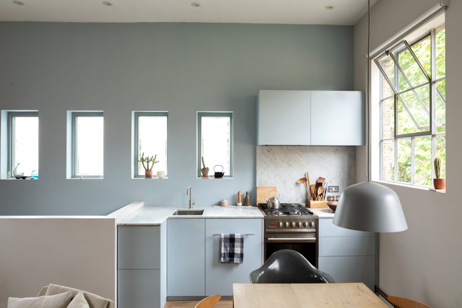 cuisine bleue mini loft