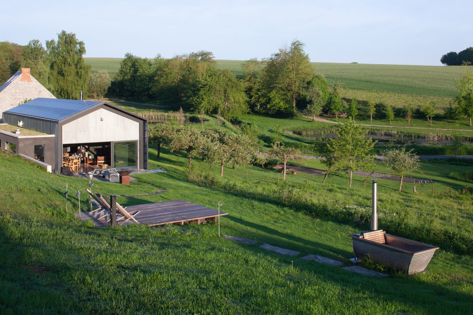 maison contemporaine Ardennes belges