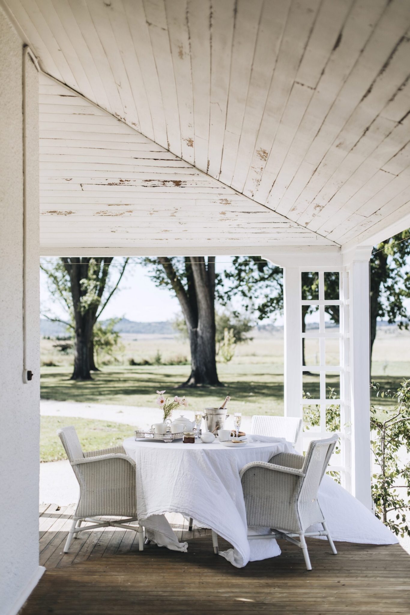 terrasse abritée Foxlow