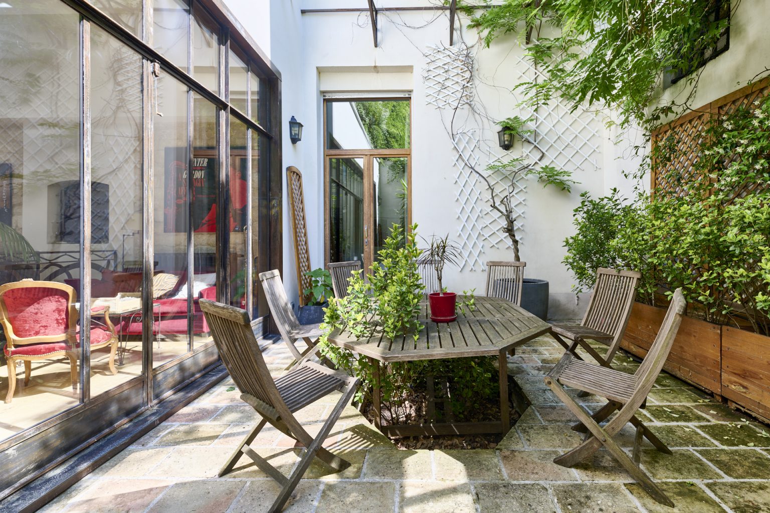 patio appartement Paris