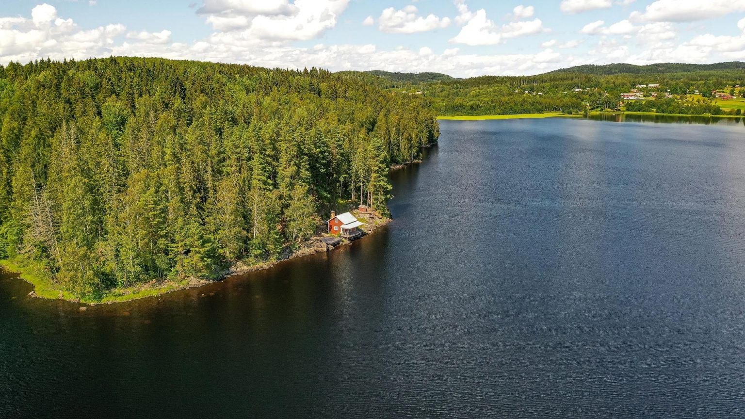 paysage lac Suède