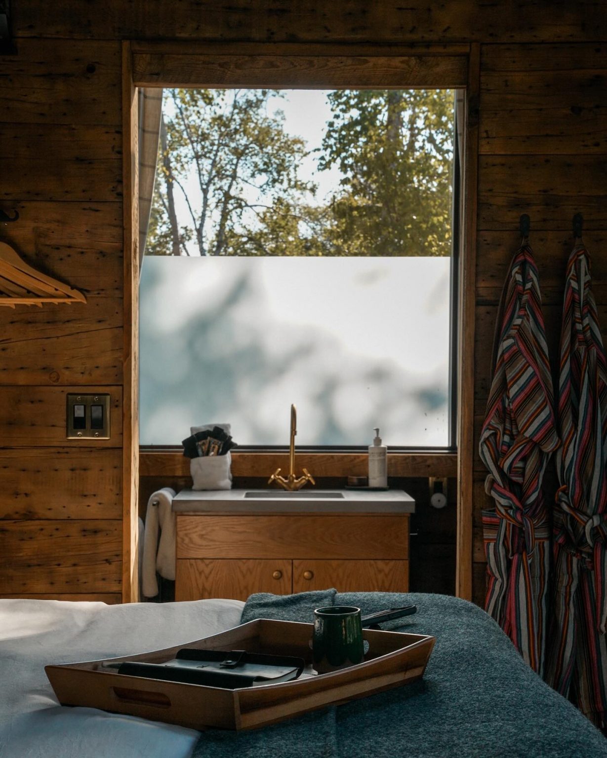 salle de bain bois