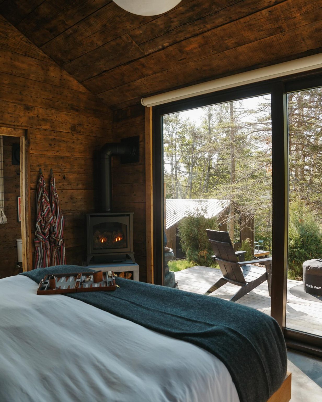 chambre petite maison en bois