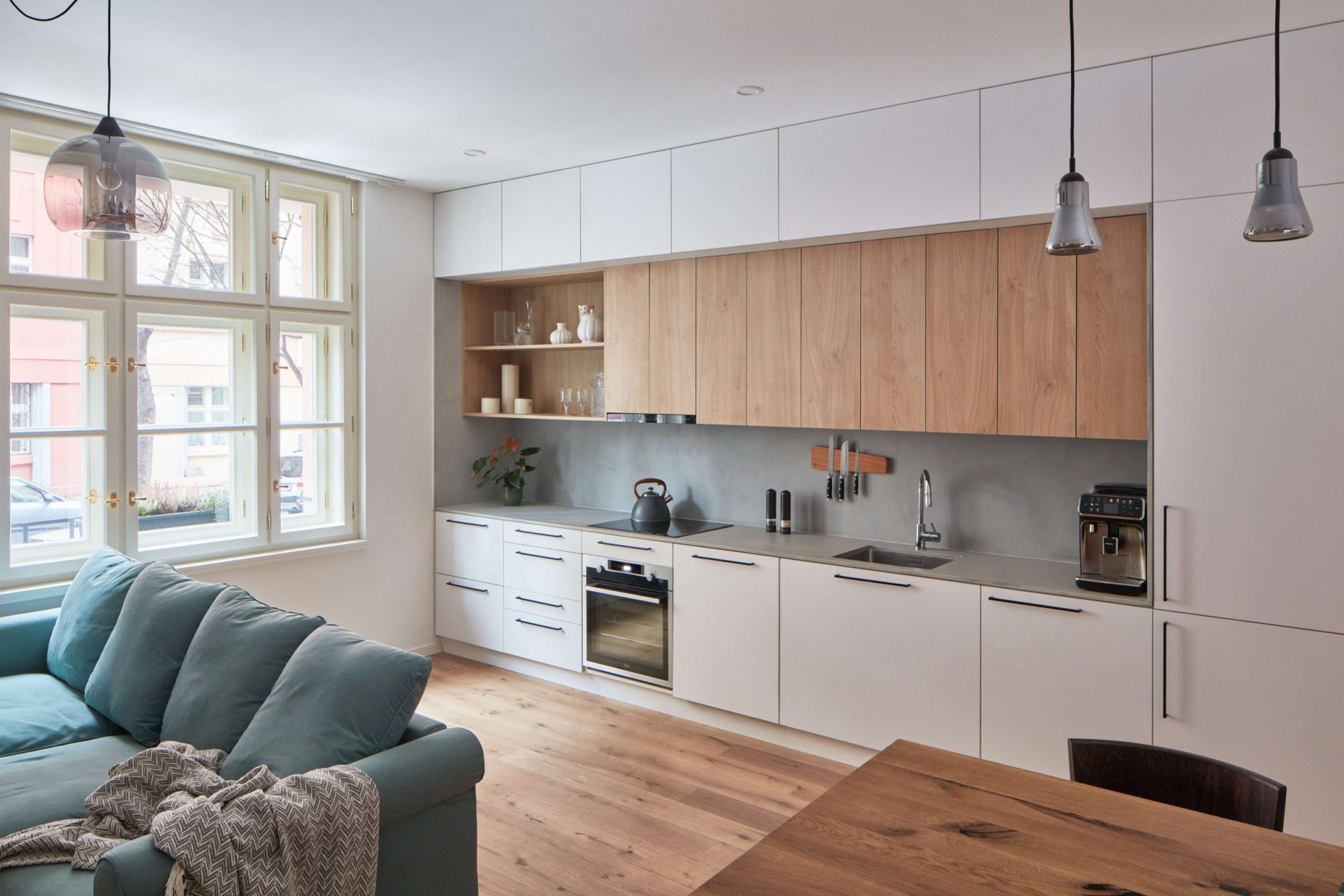 Un appartement design de 85m2 à Prague dans un immeuble Art Nouveau