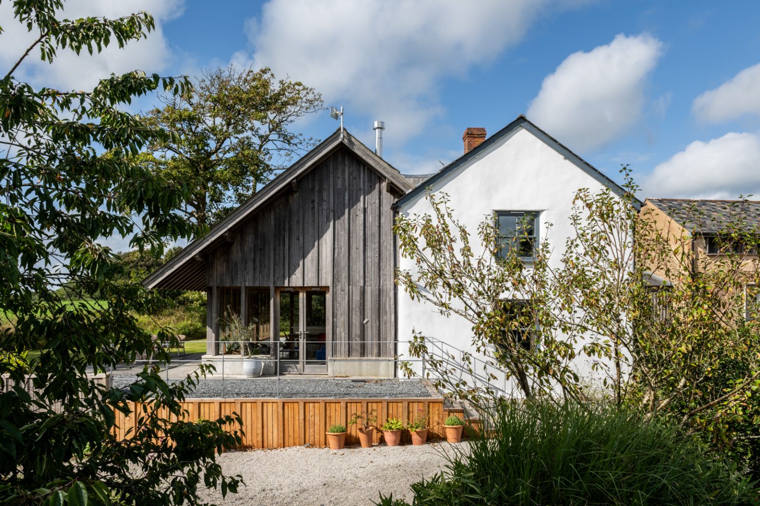 maison avec extension bois