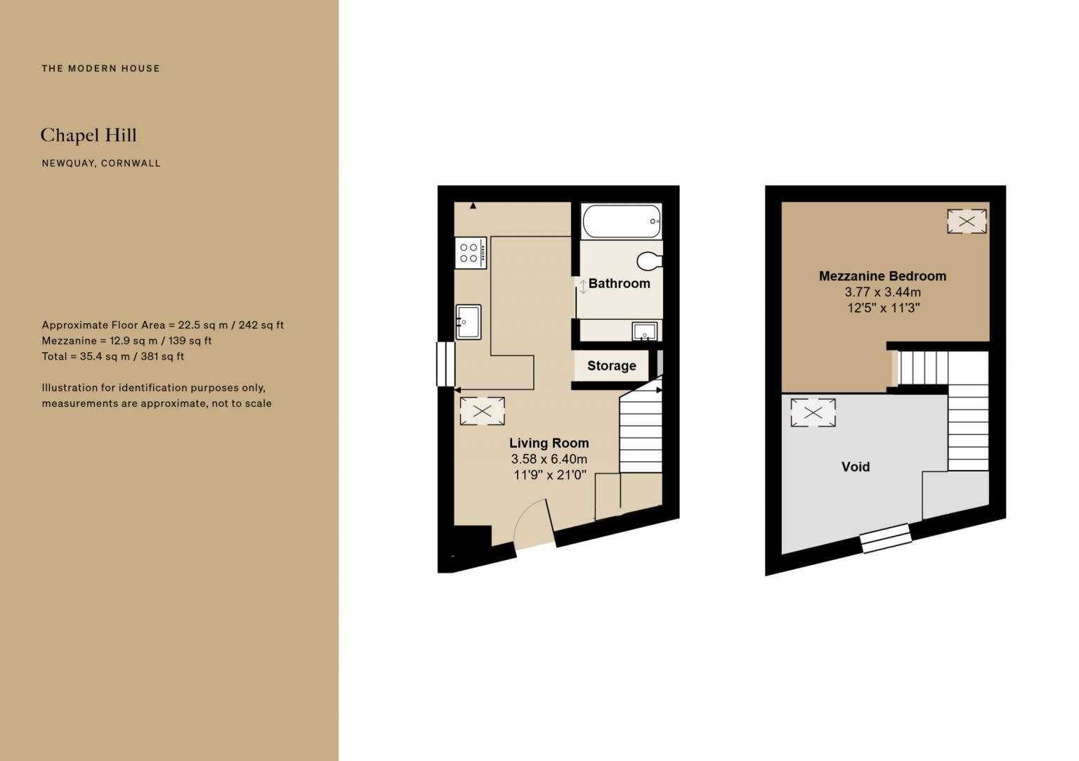 plan petite maison 35m2 Cornouailles