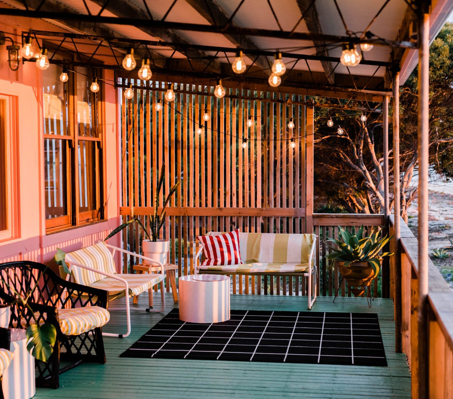terrasse maison de plage
