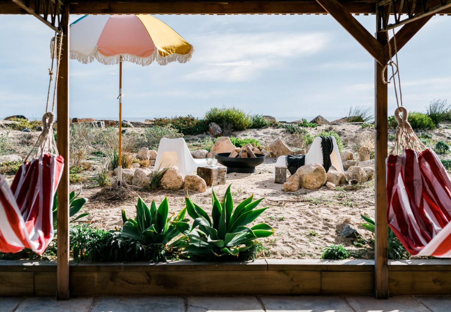 terrasse maison de plage