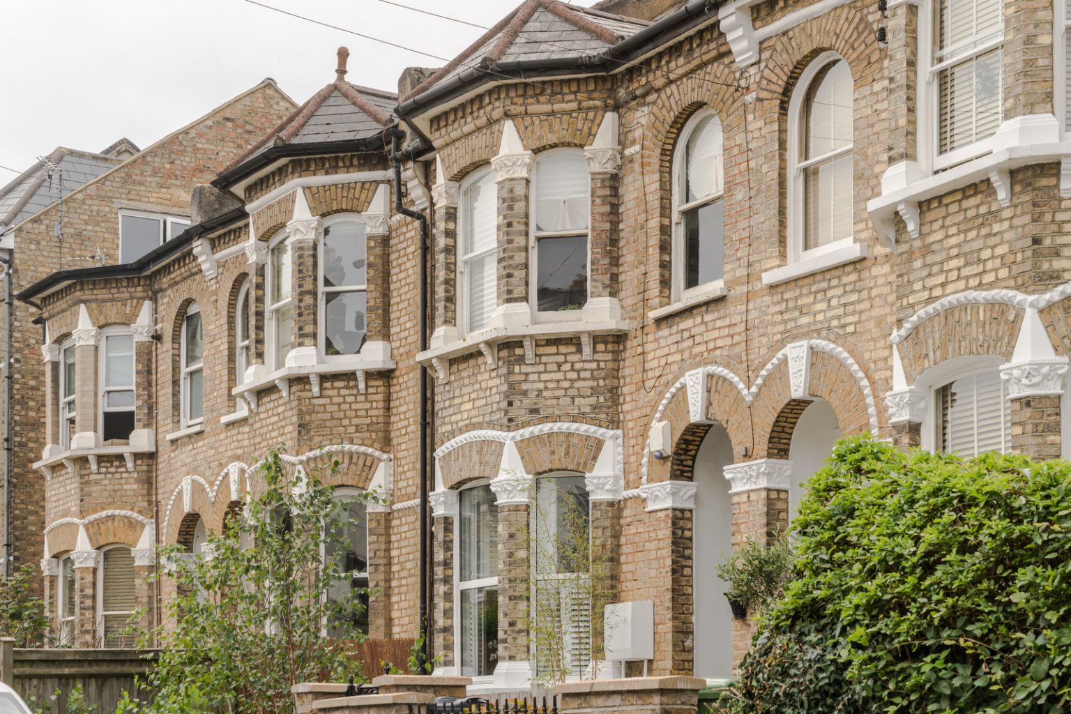 maison victorienne en briques Londres