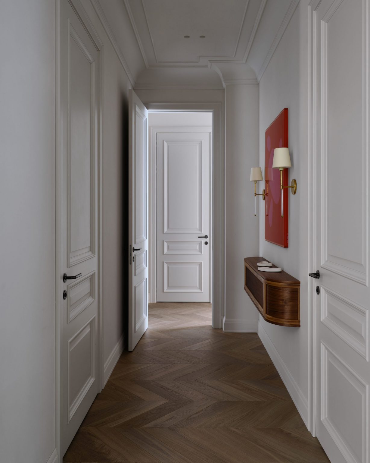 couloir style appartement haussmannien