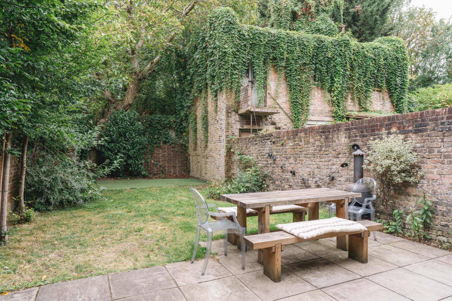 jardin appartement Londres