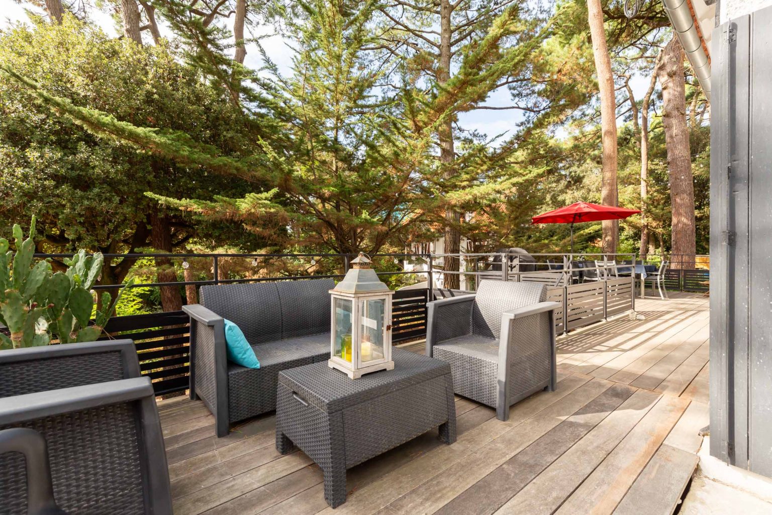 terrasse maison rénovée près de la mer Archibien 