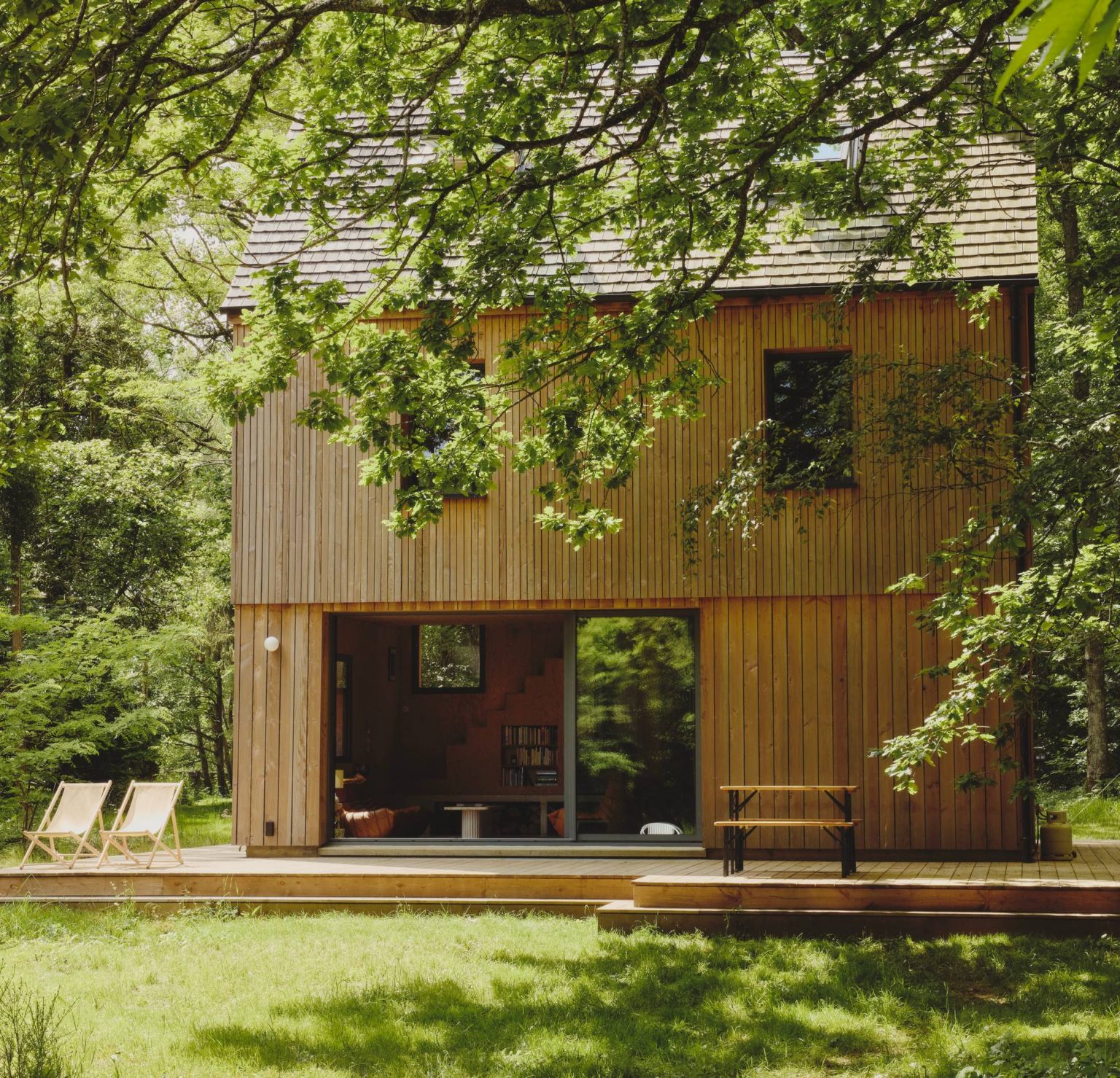 maison en bois Maison Sauvage photo Valentin Le Cron