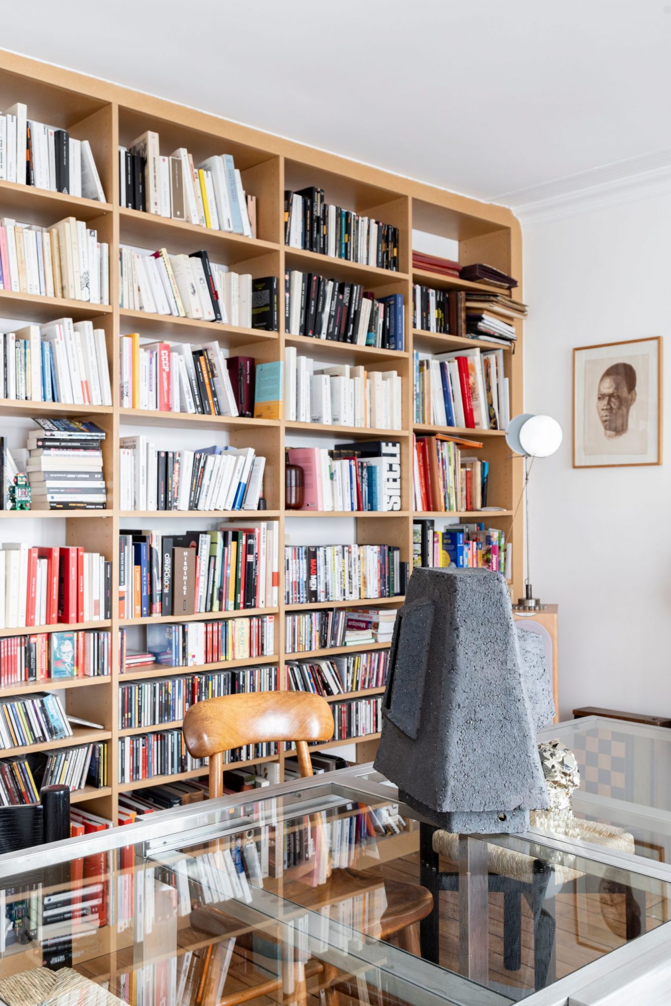 salle à manger appartement de 90m2 dans le centre de Paris par Bérénice Curt Architecture