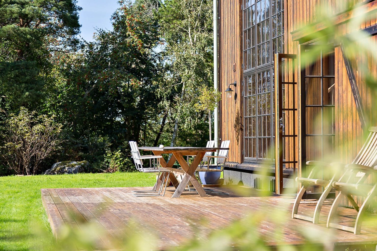 terrasse maison en bois