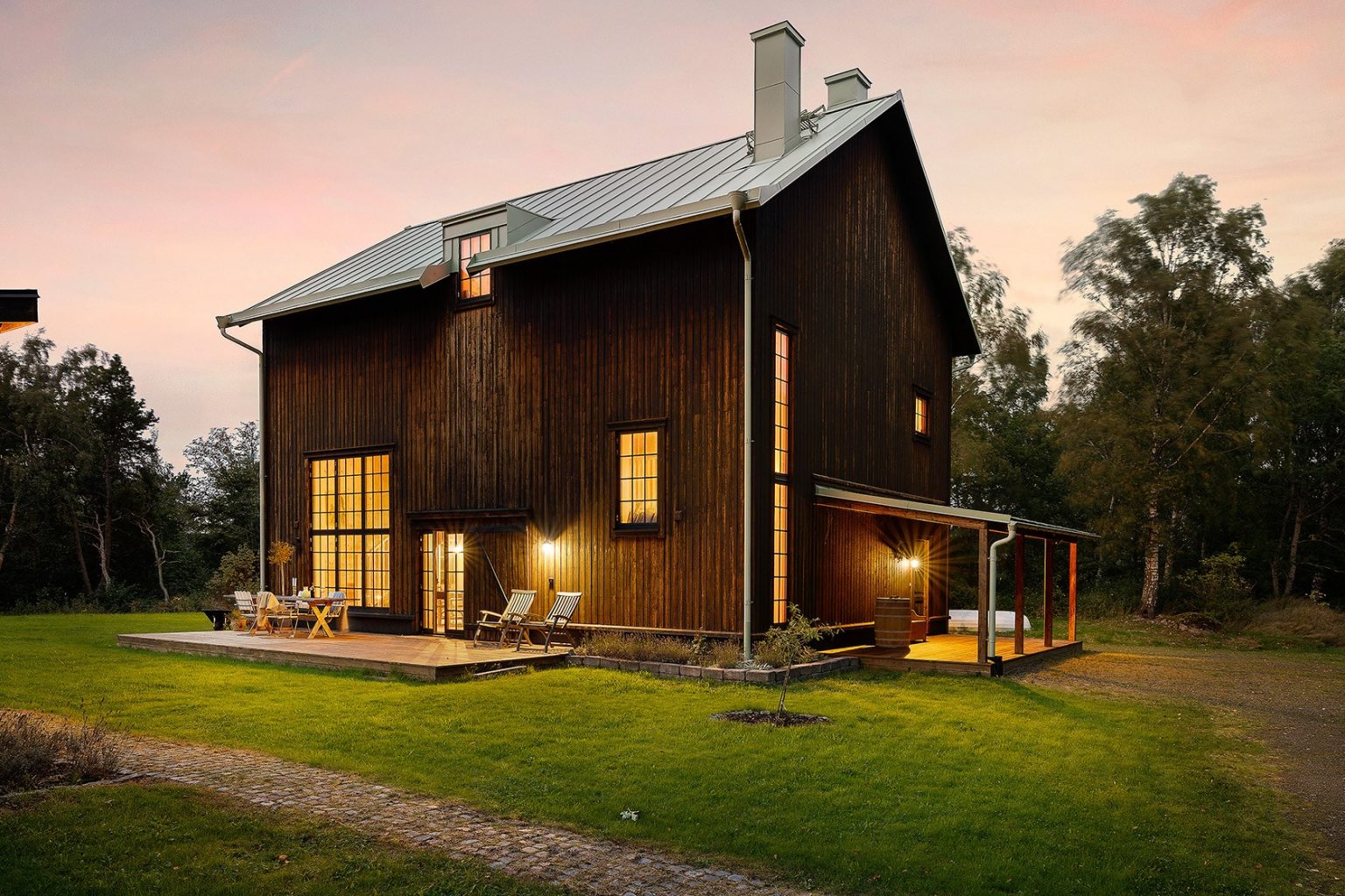 maison en bois