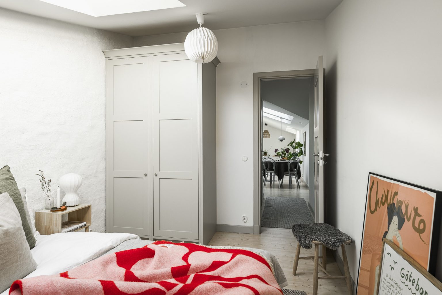 chambre mansardée avec velux