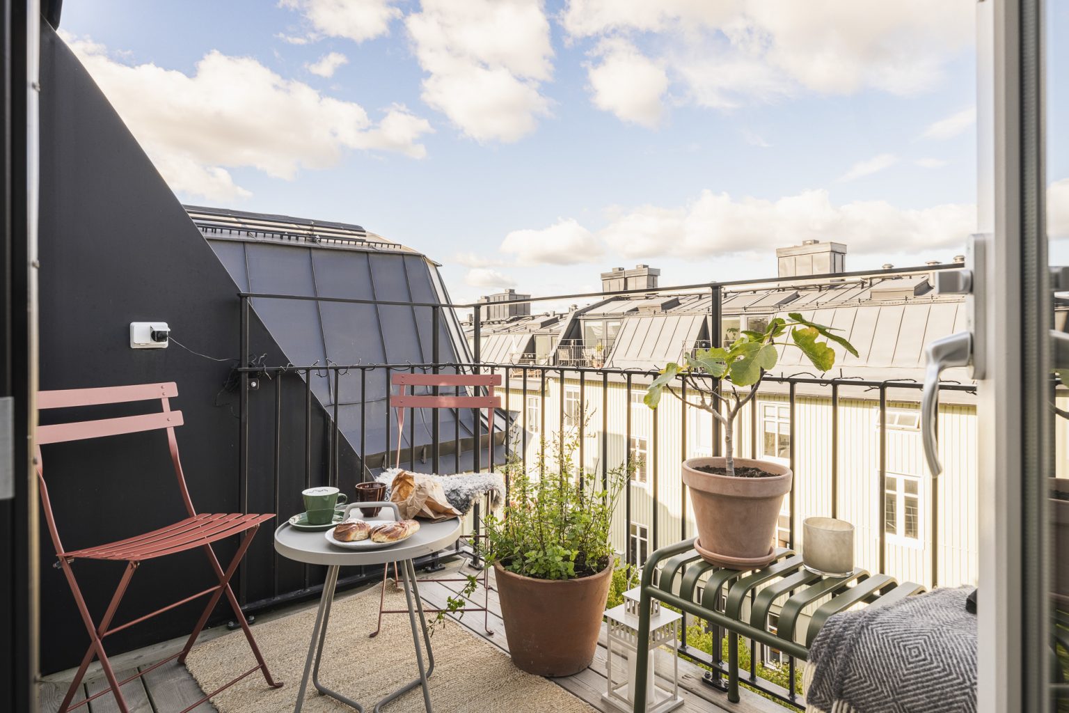 balcon deux-pièces 36m2