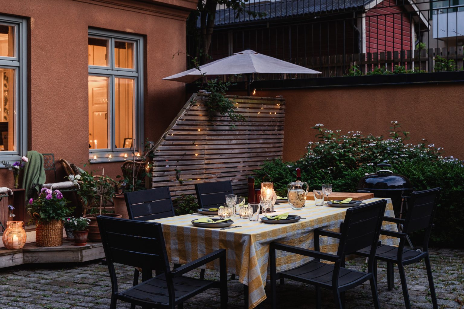 terrasse vue nocturne