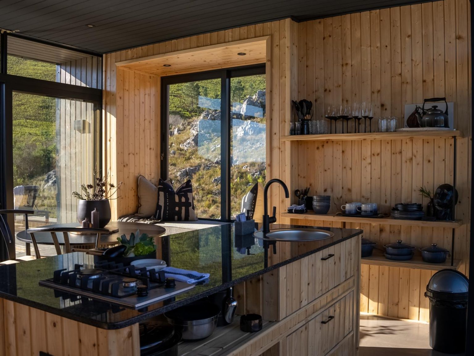 cuisine The Hill Luxury Cabin Afrique du Sud