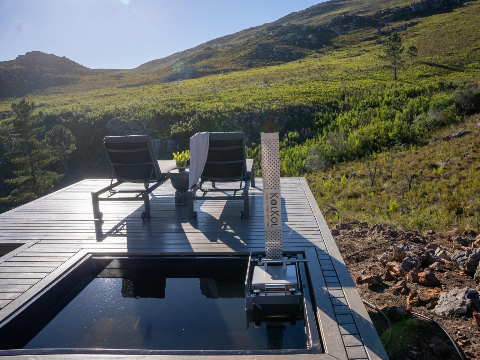 jacuzzi The Hill Luxury Cabin Afrique du Sud