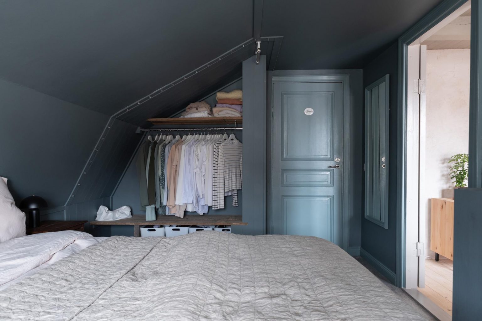 chambre avec dressing ouvert deux-pièces 56m2